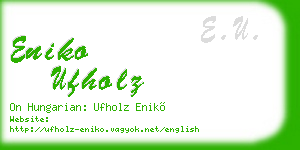 eniko ufholz business card
